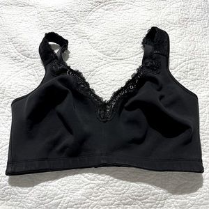 ⬇️$23‎ Voglio black unpaded bra size 38DDD